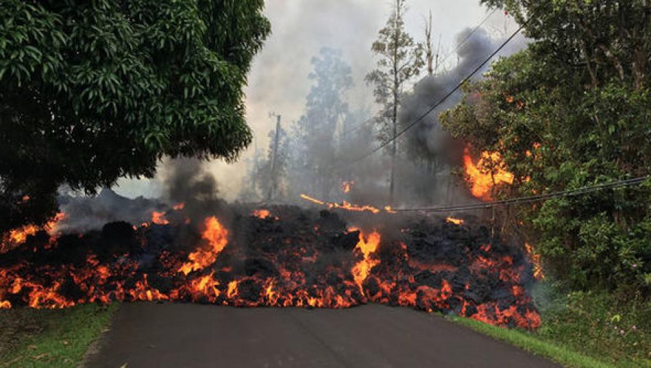 Pele, God of Volcanoes, be merciful to us-- The Kawai People Scream
