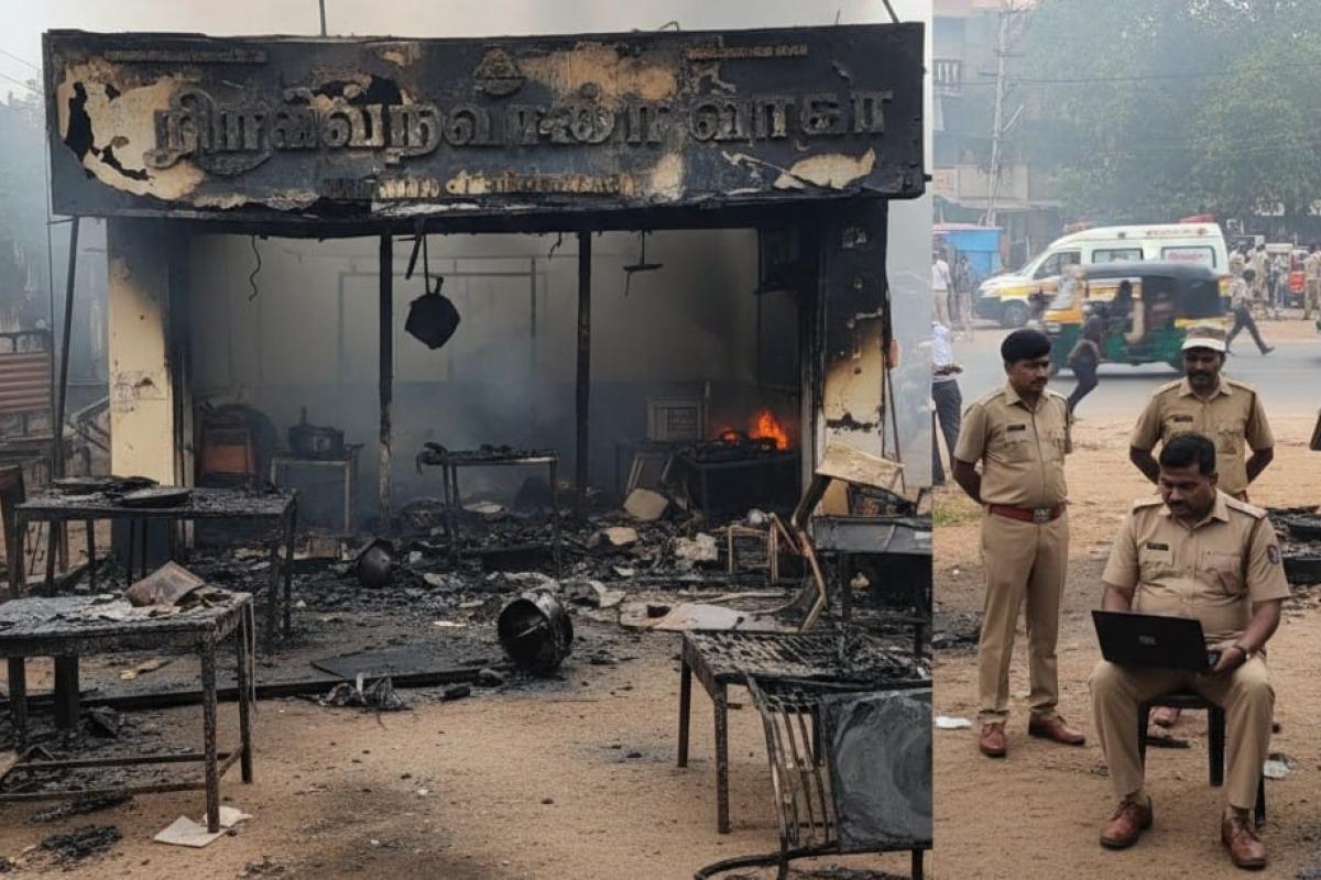 near-palayamkottai-hotel-set-on-fire-goods-worth-rs-10-lakh-damaged