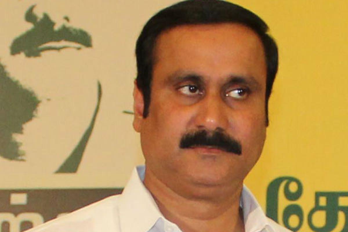 PMK-leader-Anbumani-suddenly-protest-in-Nellai-Police-register-case