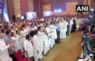shivsena-congress-ncp-mlas-paraded-in-show-of-strength