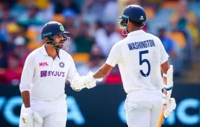 washington-sundar-shardul-takur-frustrate-aussies-create-new-record-for-india-in-brisbane