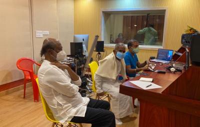 rajinikanth-visit-ilayaraja-music-studio