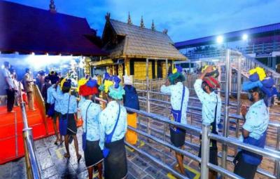 rt-pcr-test-starts-in-sabarimala-nada-opens-tomorrow