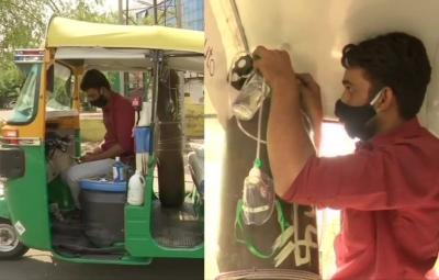 man-converts-auto-rickshaw-into-ambulance