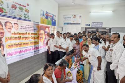 Karunanidhi-s-birthday-Rings-for-children-born-in-Kanyakumari-Government-Hospital