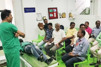 sri-sakthi-hospital-provides-first-aid-training-to-tirunelveli-journalists