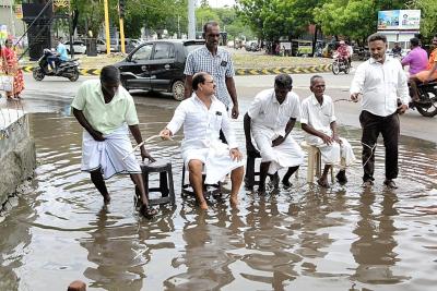 one-day-rain-water-stagnation-in-nellai-city
