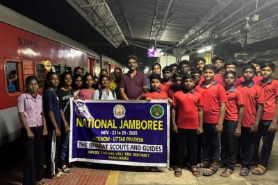 tirunelveli-scouts-students-went-to-uttar-pradesh-to-participate-camp