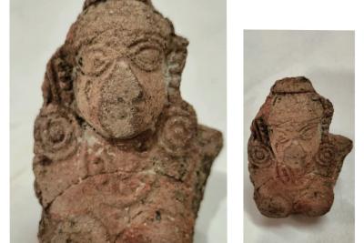 pandya-era-terracotta-sculpture-discovered-in-pattinamarudur-near-thoothukudi