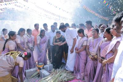 dravidian-pongal-celebration-organized-by-the-nellai-east-district-dmk-in-valliyur