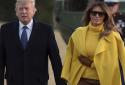 attempt of trump to hold his wife hand failed again