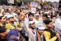 the protests at maharashtra are getting violent seeking reservation for marathis