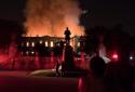 A fiery fire accident in the National Museum of Brazil