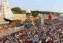 Heavy Rush Tirupathi temple