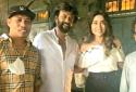 shriya-saran-surprises-rajinikanth-at-darbar-shoot