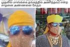 varichoor-selvam-wearing-gold-face-mask