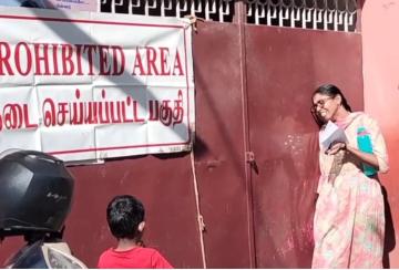 woman-crying-at-the-palayamkottai-tnpsc-examination-center