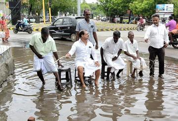 one-day-rain-water-stagnation-in-nellai-city