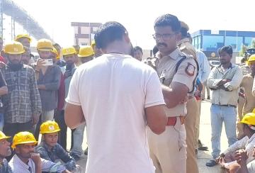 Udangudi-Thermal-Power-Plant-contractor-murdered-Northern-State-workers-protest