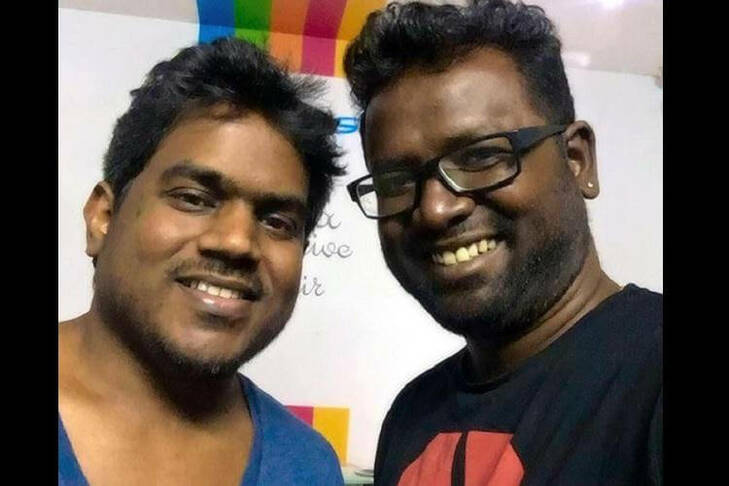 Arun raj with yuvan.jpg